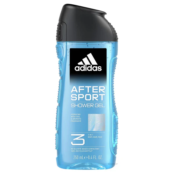 Adidas 3in1 Body, Hair & Face Shower Gel - 250 ml
