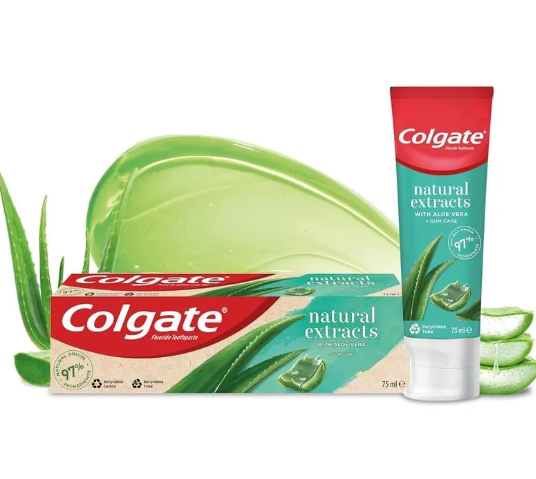 Colgate Natural Extracts With Aloe Vera & Green Tea Toothpaste - 75 ML