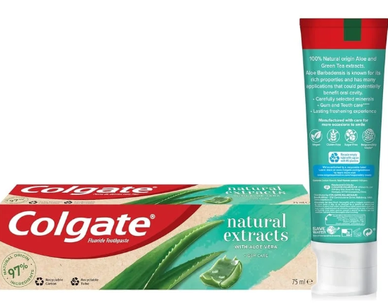 Colgate Natural Extracts With Aloe Vera & Green Tea Toothpaste - 75 ML