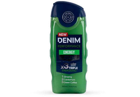 Denim Performance Energy Body & Face Wash Triple Energising - 250 ml