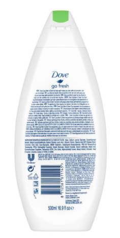 Dove Cucumber & Green Tea Scent Body Wash - 500ml