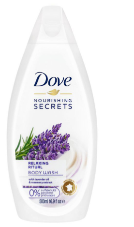 Dove Nourishing Secrets Relaxing Ritual Body Wash With Lavender Oil & Rosemary Extract - 500ml