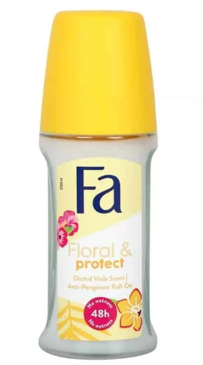 Fa Floral & Protect Orchid Viola Scent Anti-Perspirant Roll ON - 50ML