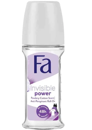 Fa Invisible Power Powdery Cotton Scent Anti-Perspirant Roll On - 50ML