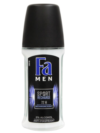 Fa Men Sport Recharge Recharging Scent Roll-On Deodorant, For Men - 50ml
