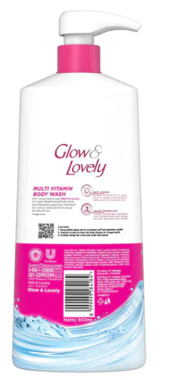 Glow & Lovely Brightening Bodywash With Multivitamin & Niacinamide - 550ml