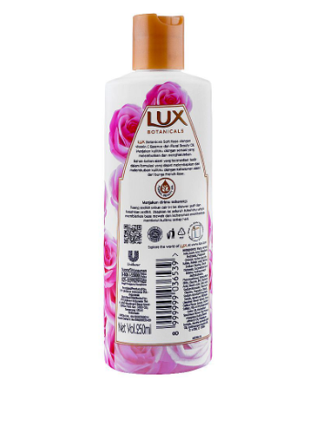 Lux Shower Gel Botanicals Soft Skin Soft Rose Body Wash - 250ml