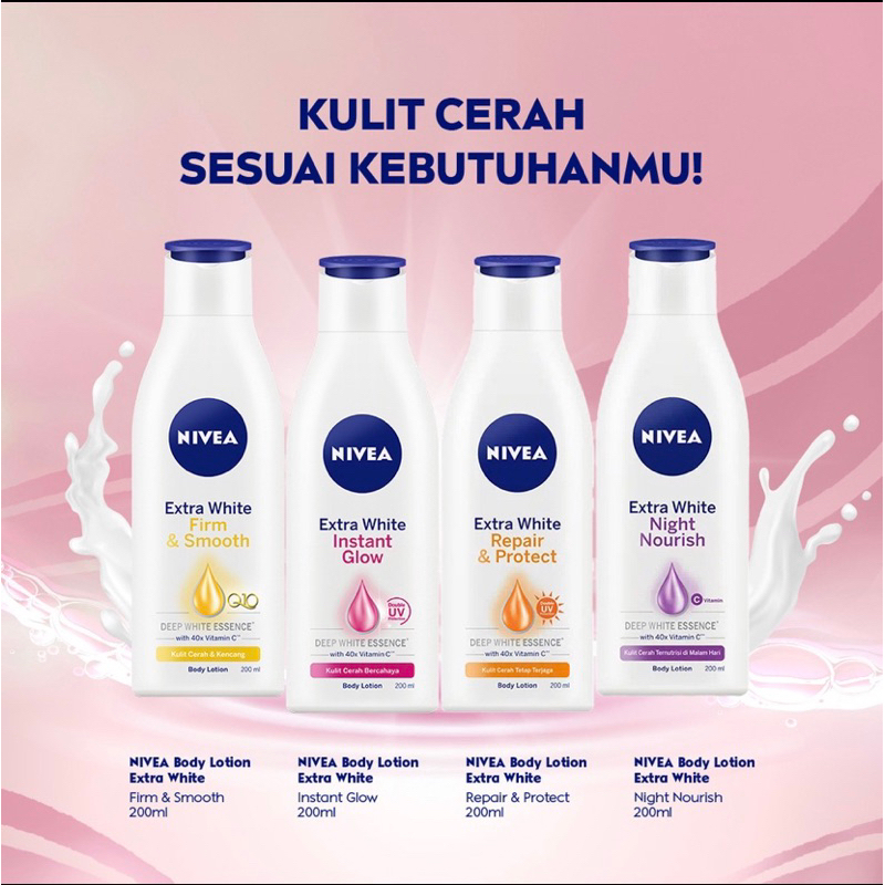 Nivea Extra Bright Body Lotion - 190 ML