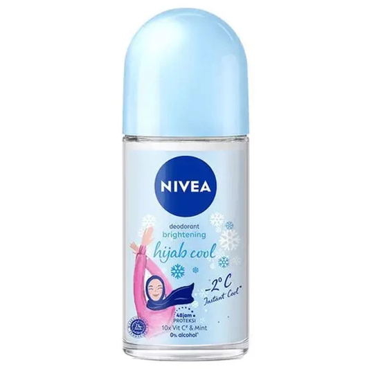 Nivea Brightening Hijab Cool Deodorant Roll On - 50 ml