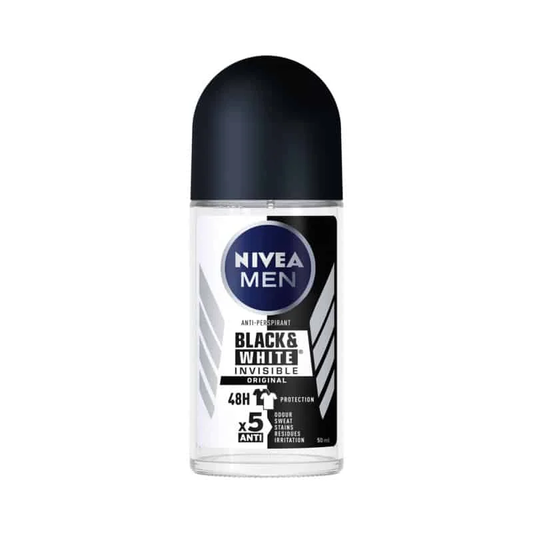 Nivea Men Black & White Invisible Original Roll ON - 50ml