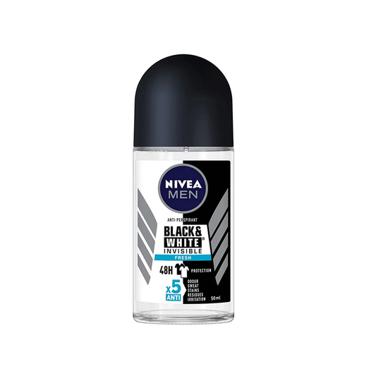 Nivea Men Invisible Black & White Fresh Roll On - 50ml
