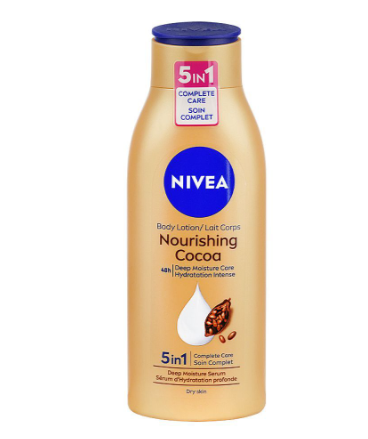 Nivea Nourishing Cocoa 48H Deep Moisture Serum Dry Skin Body Lotion, 400ml