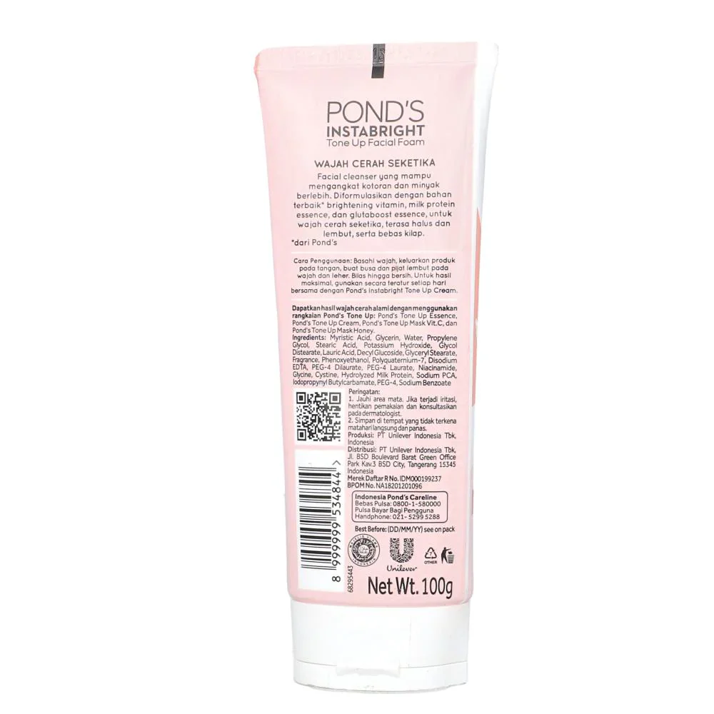 Ponds Instant Bright Tone-Up Milk Facial Foam - 100 g