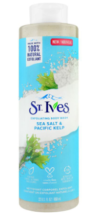 St. Ives Sea Salt & Pacific Kelp Exfoliating Body Wash - 650ml
