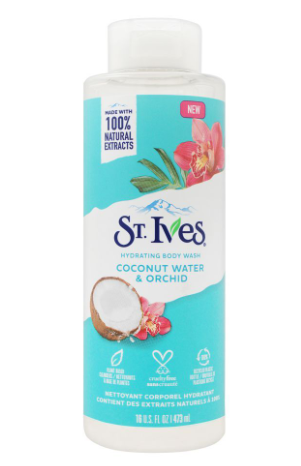 St. Ives Coconut Water & Orchid Hydrating Body Wash - 473ml