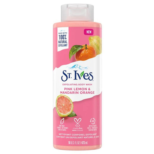St Ives Pink lemon & Mandarin Orange Body Wash - 473ml