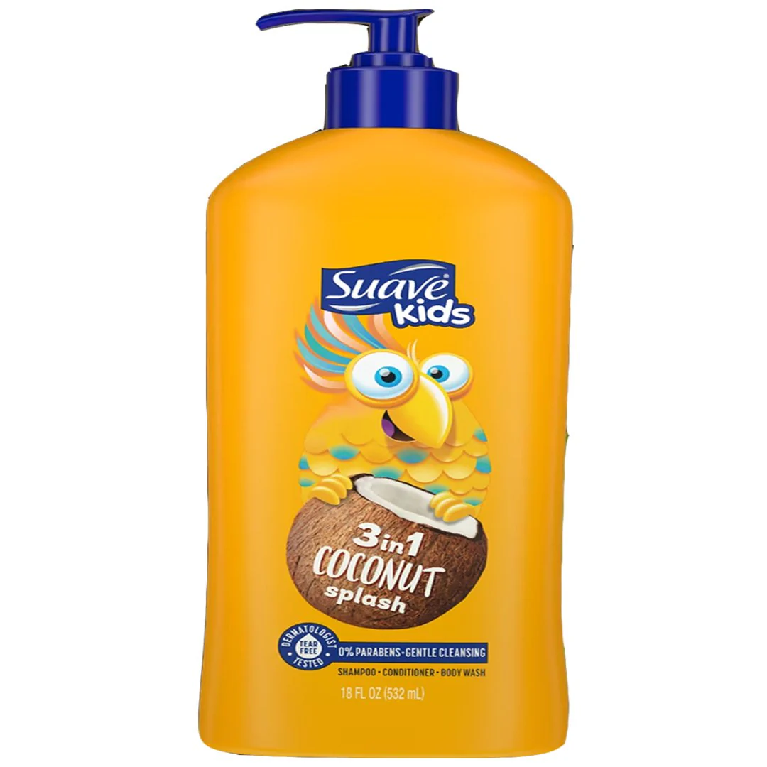 Suave Kids 3-in-1 Shampoo + Conditioner + Body Wash - 532ml