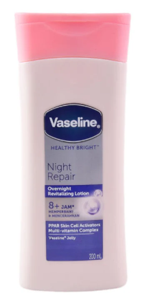 VASELINE LOTION HEALTHY BRIGHT NIGHT REPAIR - 200 ML