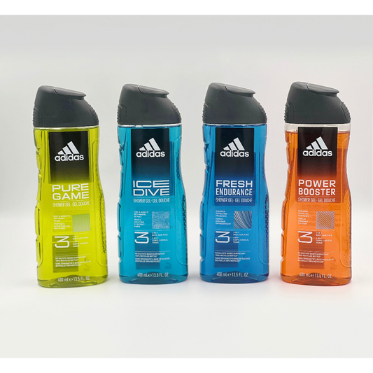 Adidas 3in1 Body, Hair & Face Shower Gel - 400 ml