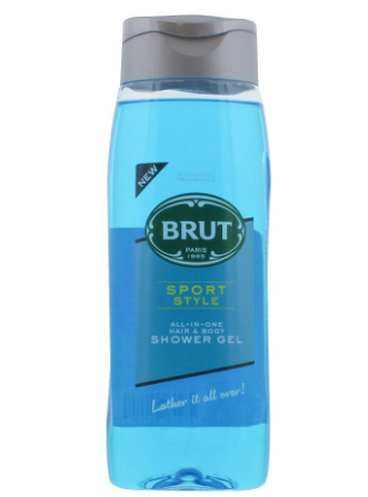 Brut Sport Style All-In-One Hair & Body Shower Gel - 500ml