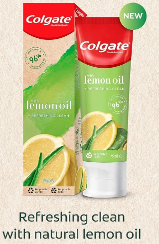 Colgate Naturals lemon Gum Care Toothpaste - 75ml