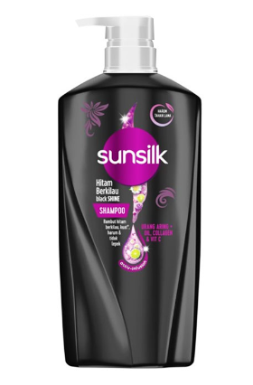 SUNSILK SHAMPOO STUNNING BLACK SHINE - 625ML