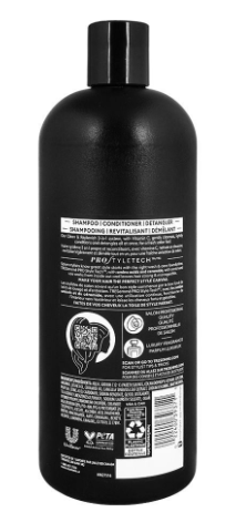 Tresemme Cleanse & Replenish 3in1 Shampoo And Conditioner - 828ml