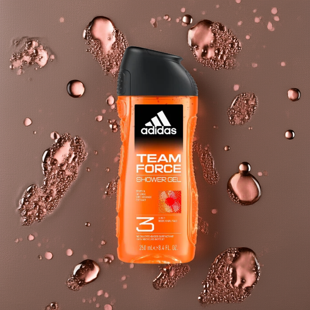 Adidas 3in1 Body, Hair & Face Shower Gel - 250 ml